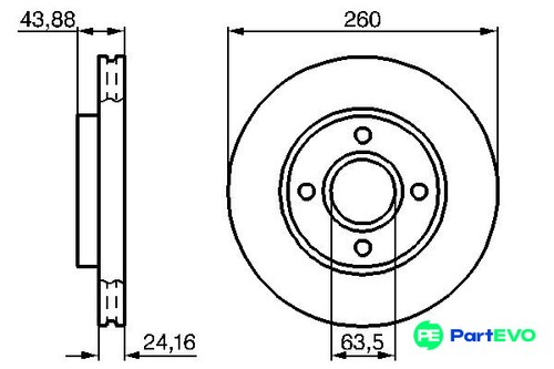 Bosch brake disc - bosch,