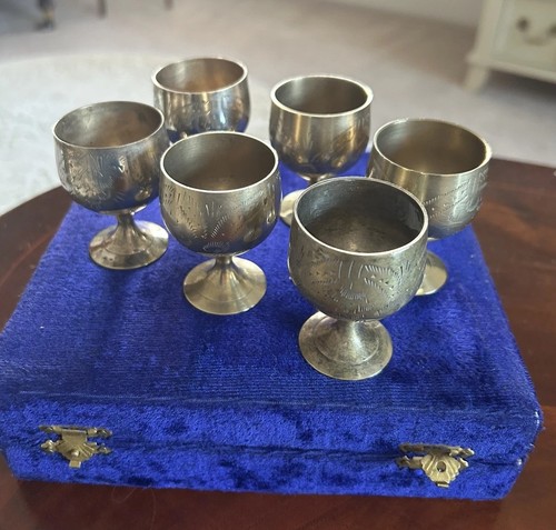 Set vintage brass - of, 6