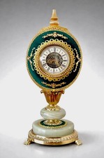 Vintage Ostrich Egg Clock Box