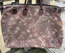 Drop Dead Jurassic Park Raptor Muldoon Weekender Weekend Bag Floral Clever Girl