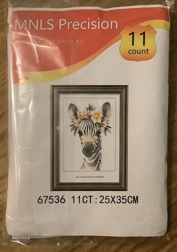 Pre printed cross stitch kit - pre-printed,