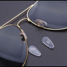 20 Pairs Transparent Replacement Silicone Nose Pads For Eye Glasses Sunglasses