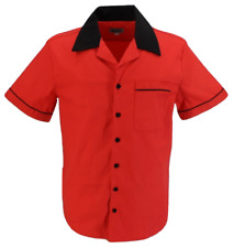 Mens Retro Red Rockabilly