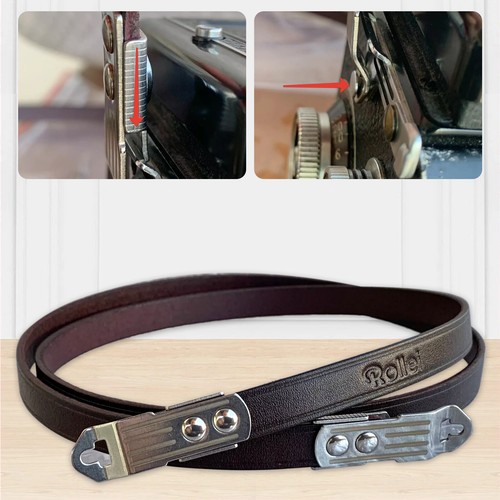 Leather neck shoulder strap - neck,