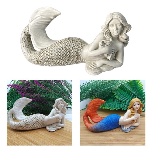 Mermaid figurines resin - mermaid,