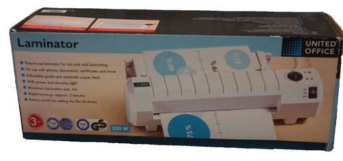 United office laminator - united, w