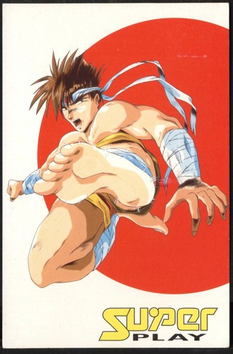 Promo postcard for fatal fury - for,