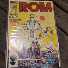 Marvel Comics Rom #75 February 1986 The End Final Last Issue Spaceknight Ditko 