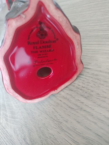 Royal doulton flambe wizard - royal,