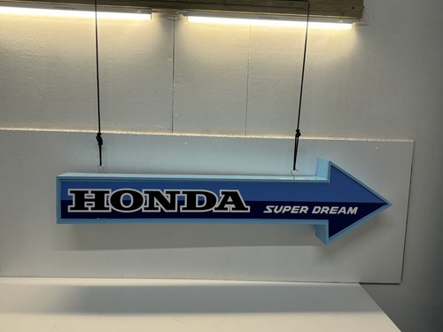 Honda retro sign man cave - honda,