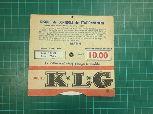 Vintage french klg - french,