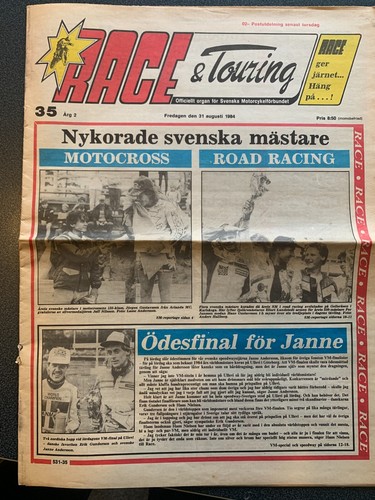 Race 1984 swedish - race, 31-08-1984