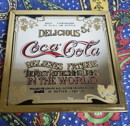 Vintage metal frame coca - frame,