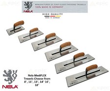 NELA MediFLEX Plasterers Plastering Finishing Trowel 8", 11", 13", 14", 16", 18"