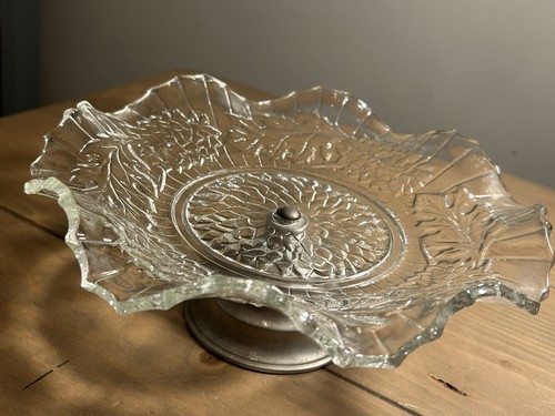 Antique art deco cut glass - art,