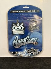 VINTAGE 3-Piece LOGO KIT”WEST COAST CUSTOMS  NEW in PACKAGE NEVER OPENED👀LQQK👀