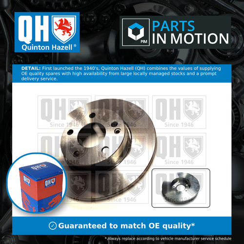 Brake discs pair solid - 2x,