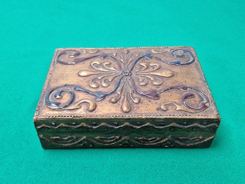 Vintage painted gilt wooden - vintage,