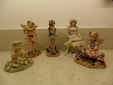 Set of 5 Christine Haworth Leonardo Collection Faeries