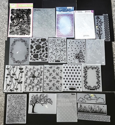 Job lot embossing folders - lot,