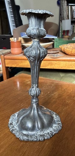 Vintage metal candle stick - metal,