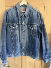 Vintage Levis Men’s Blue Denim Trucker Jacket 50700 Size Large VGC Red Label