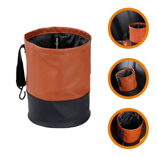 Vehicle trash bin - trash, folding