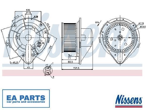 Interior blower for - interior, vw