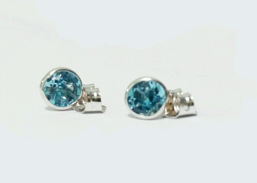 14k white gold 5mm round - 14k,