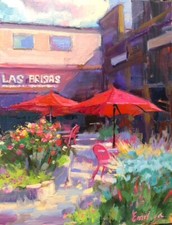 Morning Cafe Painting