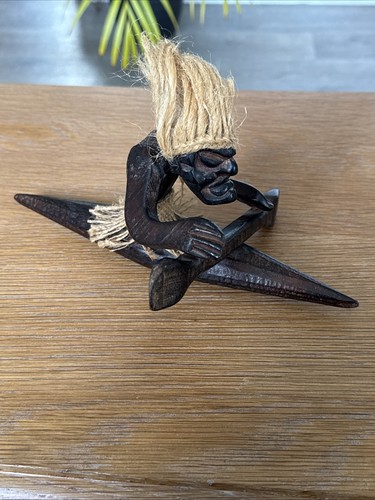 Vintage african style carved - vintage,