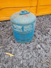USED CAMPING GAZ 907 BOTTLE WITH HANDLE, EMPTY