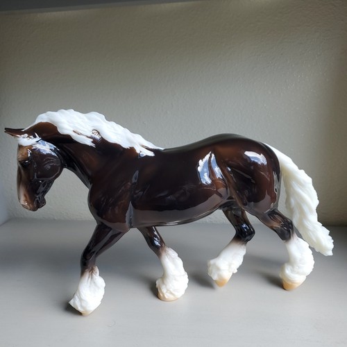 Breyer shire gelding - gelding, claude