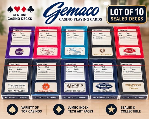 Gemaco casino playing cards - playing,