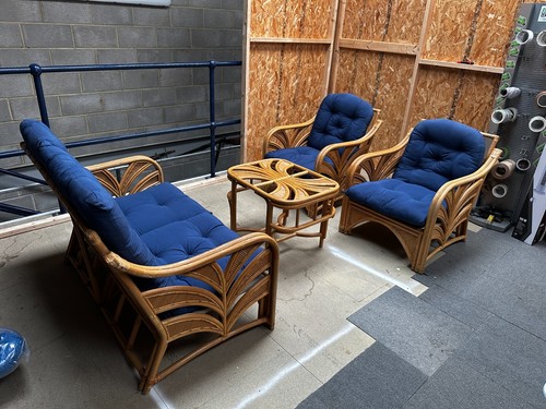Cane furniture two seat sofa - cane,