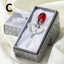 6 Colors Crystal Glass Rose