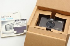 Double Teeth 【Exc+5 in Box】 Contax T3 Black 35mm Point & Shoot Film Camera...