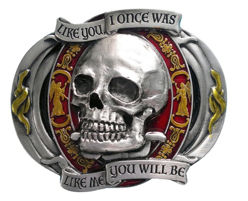 Like you once was biker - like, belt