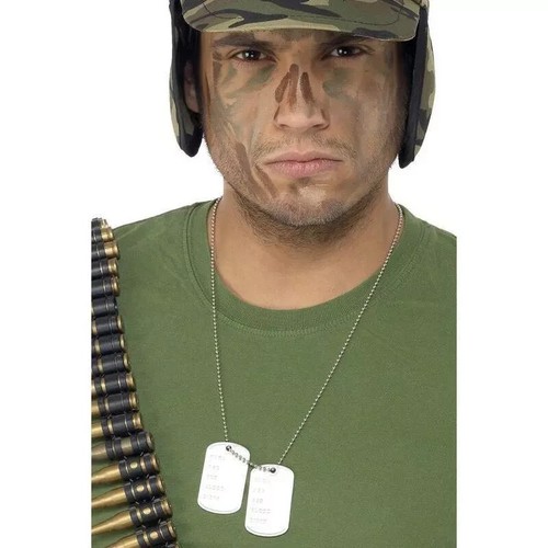 Army aluminum dog tags - army,