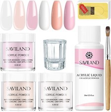 Saviland Acrylic Nail Kit - Acrylic Nail Kits Full Set For