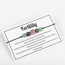 Fertility Gemstone Stretch Bracelet Natural Stone Beads
