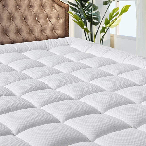 Quilted mattress pad - quilted, cooling