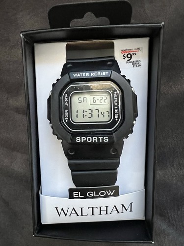 Waltham digital watch - watch, wrist