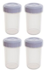 4 x Whitefurze Plastic beaker