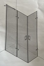 AQUALUX Corner Entry Shower