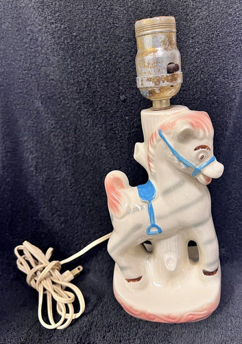 Vintage 1950s pottery horse - vintage,