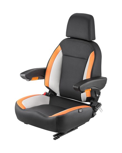 Forklift seat mower tractor - mower,