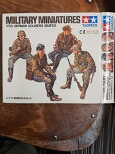 TAMIYA MM35109 MILITARY MINATURES GERMAN SOLDIERS SEATED. 1;35.SCALE SEALED BAG