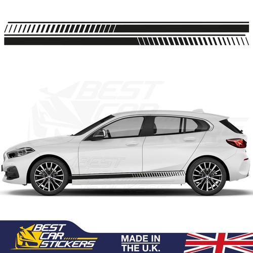 For bmw side - bmw, stripes