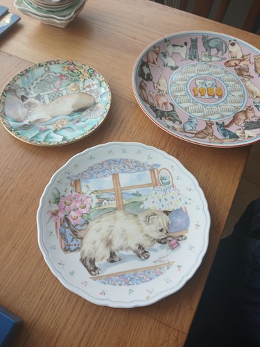 Vintage ceramic plates - ceramic,